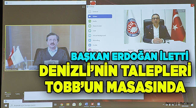 BAŞKAN ERDOĞAN, HİSARCIKLIOĞLU'NA DENİZLİ'NİN İSTEKLERİNİ AKTARDI