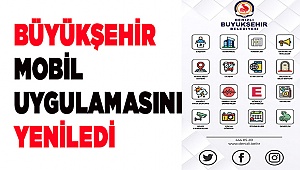 Büyükşehir mobil uygulamasını yeniledi