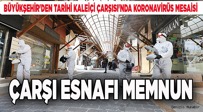 Çarşı esnafı memnun