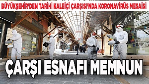 Çarşı esnafı memnun