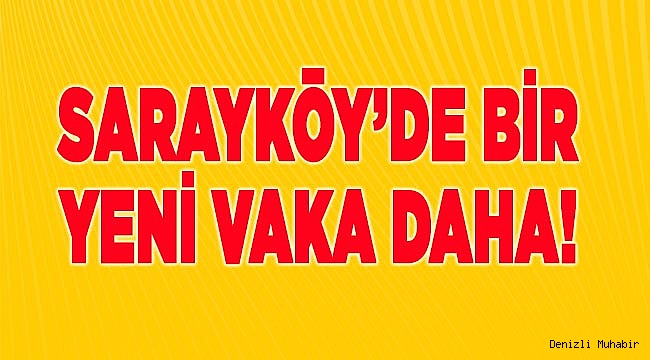 Denizli’de bir yeni vaka daha!