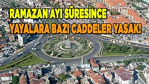 Denizli'de ramazan ayında bazı caddeler yaya trafiğine kapatılacak