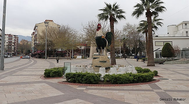 Denizli "Evde Kal"  çağrısına uydu