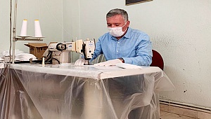 Honaz Belediyesi maske üretiyor