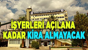 İşyerleri açılana kadar kira alınmayacak