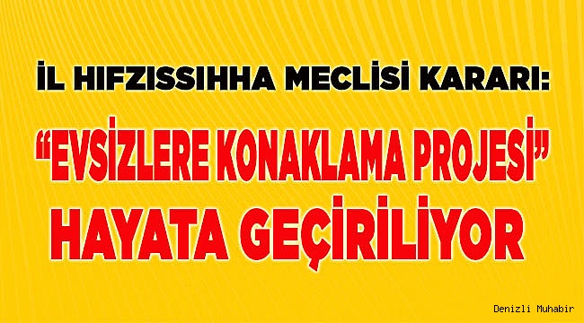 Kimsesizler kamu misafirhanelerine yerleştirilecek