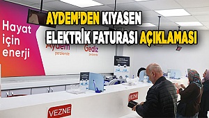 KIYASEN ELEKTRİK FATURASI KARANTİNA BÖLGELERİ İÇİN GEÇERLİ