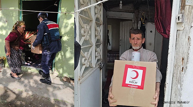 Kızılay’dan Buldanlı ihtiyaç sahiplerine yardım eli