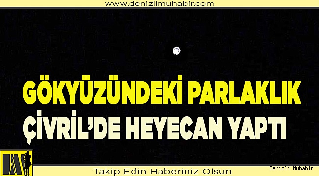 Meraklı gözlerle gökyüzünü izlediler