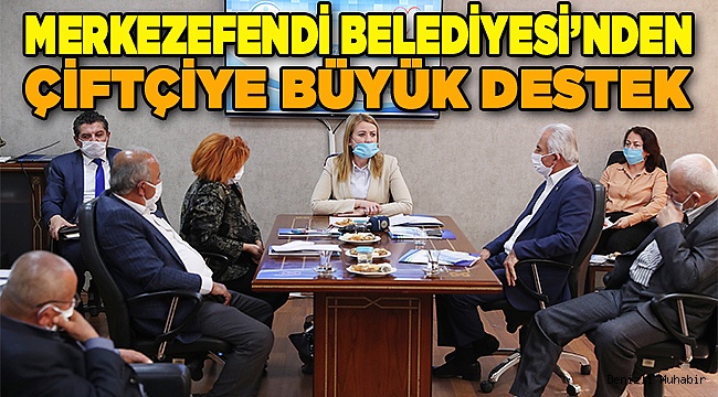 MERKEZEFENDİ BELEDİYESİ’NDEN ÇİFTÇİYE BÜYÜK DESTEK