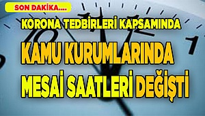 Mesai saatlerinde 'korona ayarı'