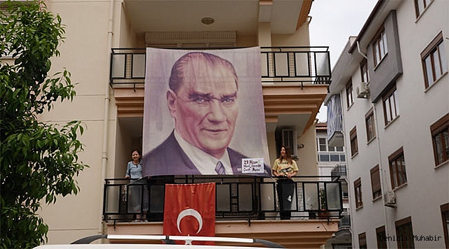 Sarayköy’de Atatürk’ün sesi yankılandı