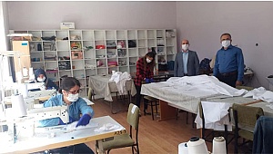 Sarayköy’de maske üretim seferberliği başladı