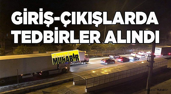 Şehir giriş-çıkışlarında kontroller başladı