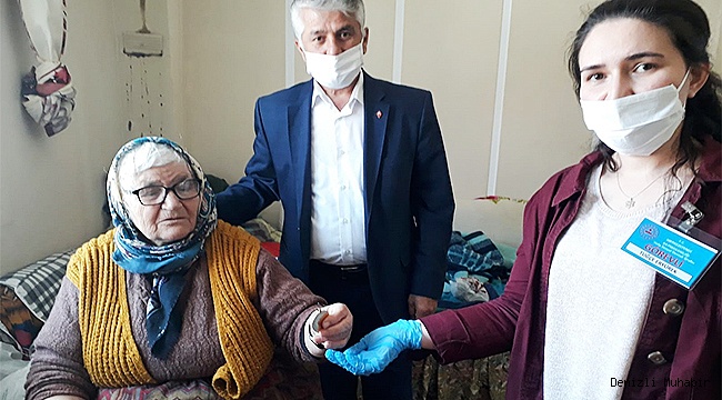 Tüm birikimini, Milli Dayanışma Kampanyasına bağışladı