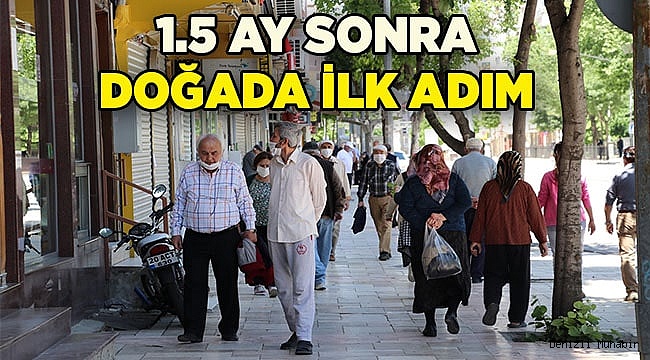 1.5 ay sonra eski dostlarla yürüdüler,  sohbet ettiler