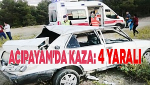 Acıpayam'da kaza: 4 yaralı