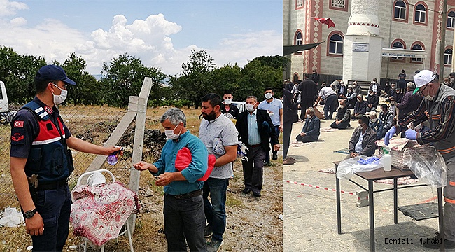 Buldan Belediyesi, cemaate seccade dağıttı