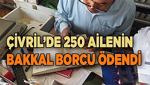 Çivril'de 250 ailenin bakkal borcu ödendi