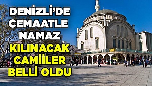 Merkezefendi de Namaz kılınabilecek camiler açıklandı