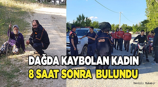 Denizli'de ormanlık alanda kaybolan kadın bulundu