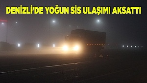 Denizli'de yoğun sis ulaşımı aksattı