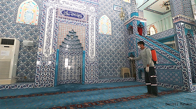 HONAZ’DA CAMİLER TEMİZLENİYOR