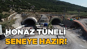 Honaz Tüneli'nin yüzde 86'sı tamamlandı