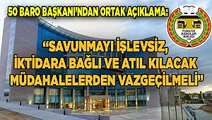 "Hukuk devleti; bağımsız ve tarafsız bir yargı erkinin varlığı ile hayat bulur"