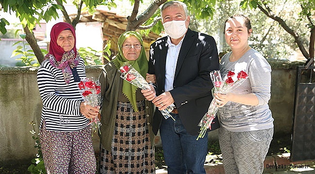 Kepenek’ten Honazlı Annelere binlerce karanfil