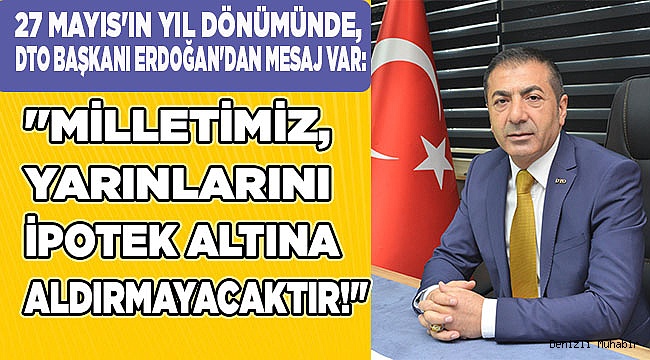 "Milletimiz, yarınlarını ipotek altına aldırmayacaktır!"