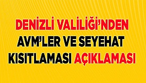 Valilikten AVM'lerle ilgili açıklama