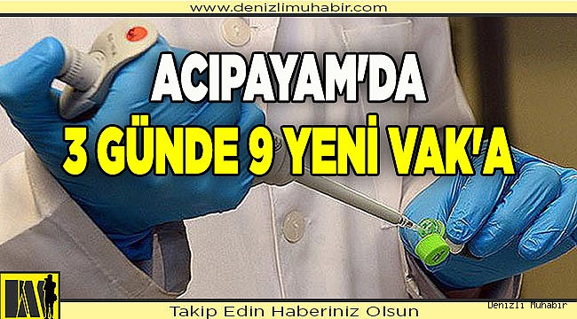 Acıpayam'da Koronavirüslü hasta sayısında artış var