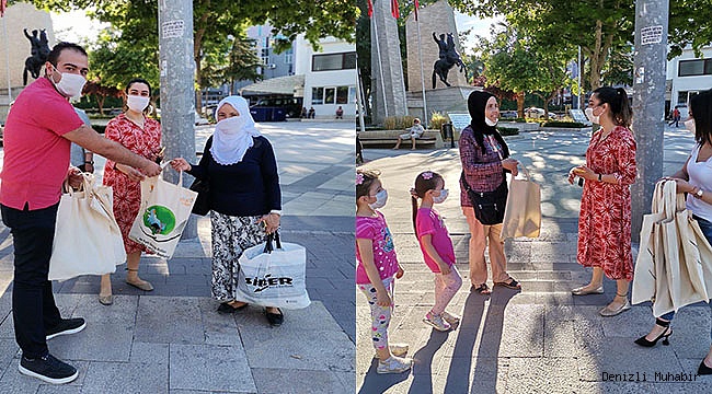 AK Parti, çevre günü'nde fidan dağıttı