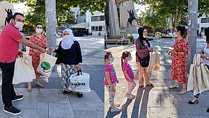 AK Parti, çevre günü'nde fidan dağıttı
