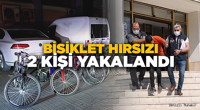 Bisiklet Hırsızları Yakayı Ele Verdi