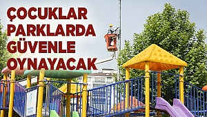 MERKEZEFENDİ DE ÇOCUK PARKLARI 7/24 KAYIT ALTINDA
