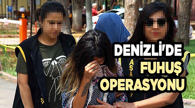 Denizli'de fuhuş operasyonu