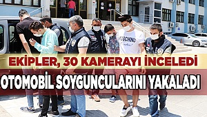 Denizli'de otomobilden hırsızlık yapan 4 şüpheli tutuklandı