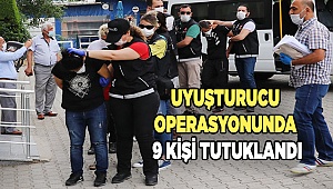 Denizli'de uyuşturucu operasyonunda 9 kişi tutuklandı