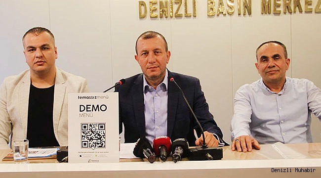 Denizli'deki lokantalarda "temassız menü" dönemi başladı