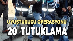 Denizli'deki uyuşturucu operasyonlarında 20 kişi tutuklandı