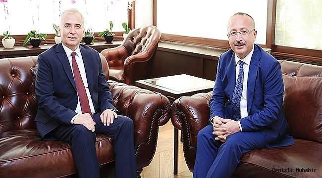 Denizli Valisi Atik'ten Başkan Zolan'a ziyaret