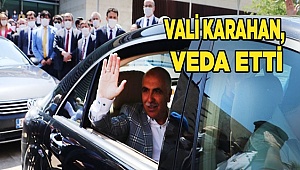 Denizli Valisi Hasan Karahan, veda etti