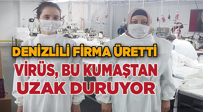 Denizlili firmanın  antiviral kumaş başarısı