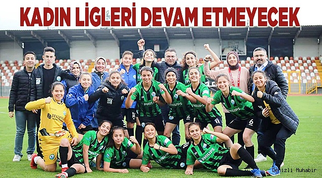 Kadın ligleri devam etmeyecek