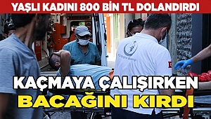 Kaldığı daireden aşağıya atladı, kaçamadı