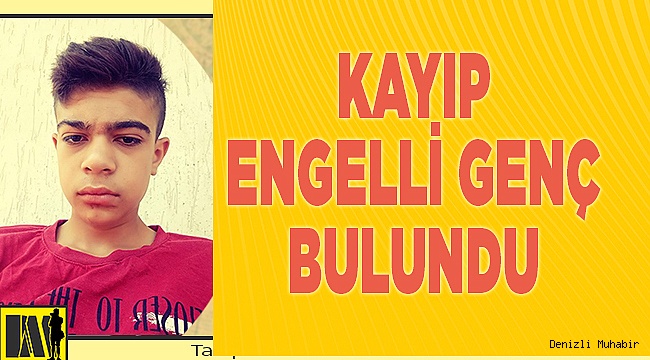 Kayıp genç bir gün sonra bulundu