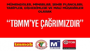 Odalardan TBMM'ye ortak çağrı