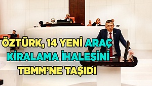 ÖZTÜRK: "VATANDAŞ KRİZDE, SARAY LÜKS ARABA KEYFİNDE"